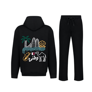 طقم كبار  قطري و أفتخر - اليوم الوطني القطري 