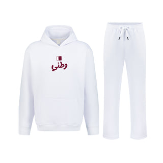 طقم كبار  قطري و أفتخر - اليوم الوطني القطري 