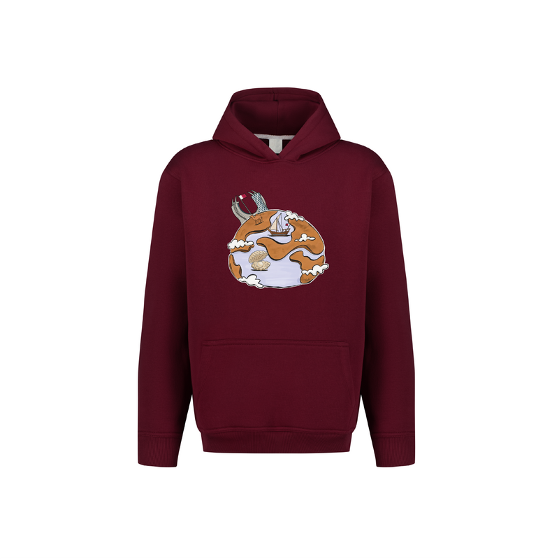 QATAR at the center 0f the world  Hoodie -Qatar National Day Collection