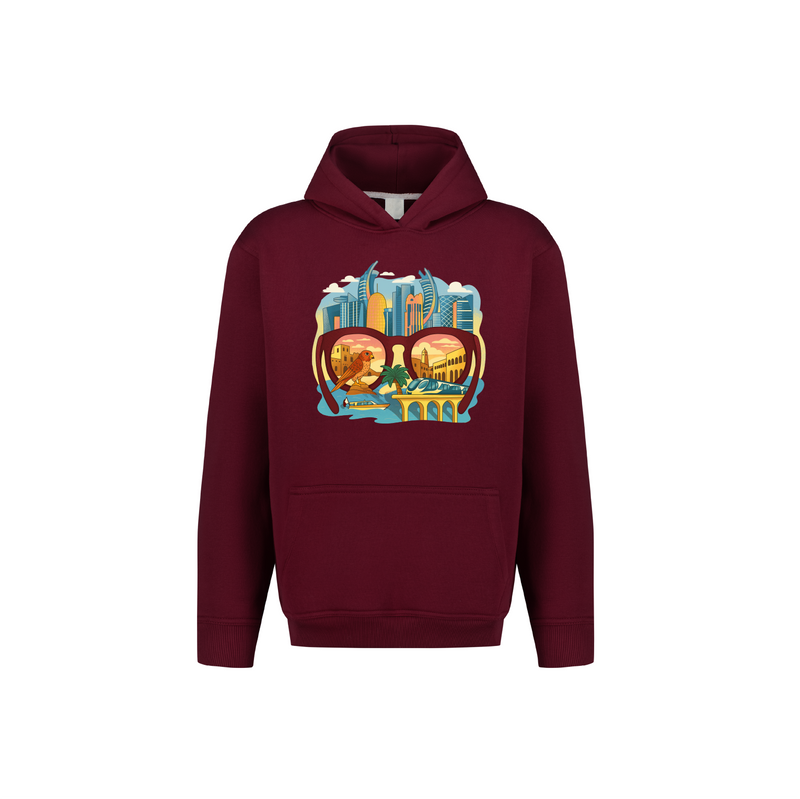 Hoodie Qatar throw my Eyes -Qatar National Day Collection